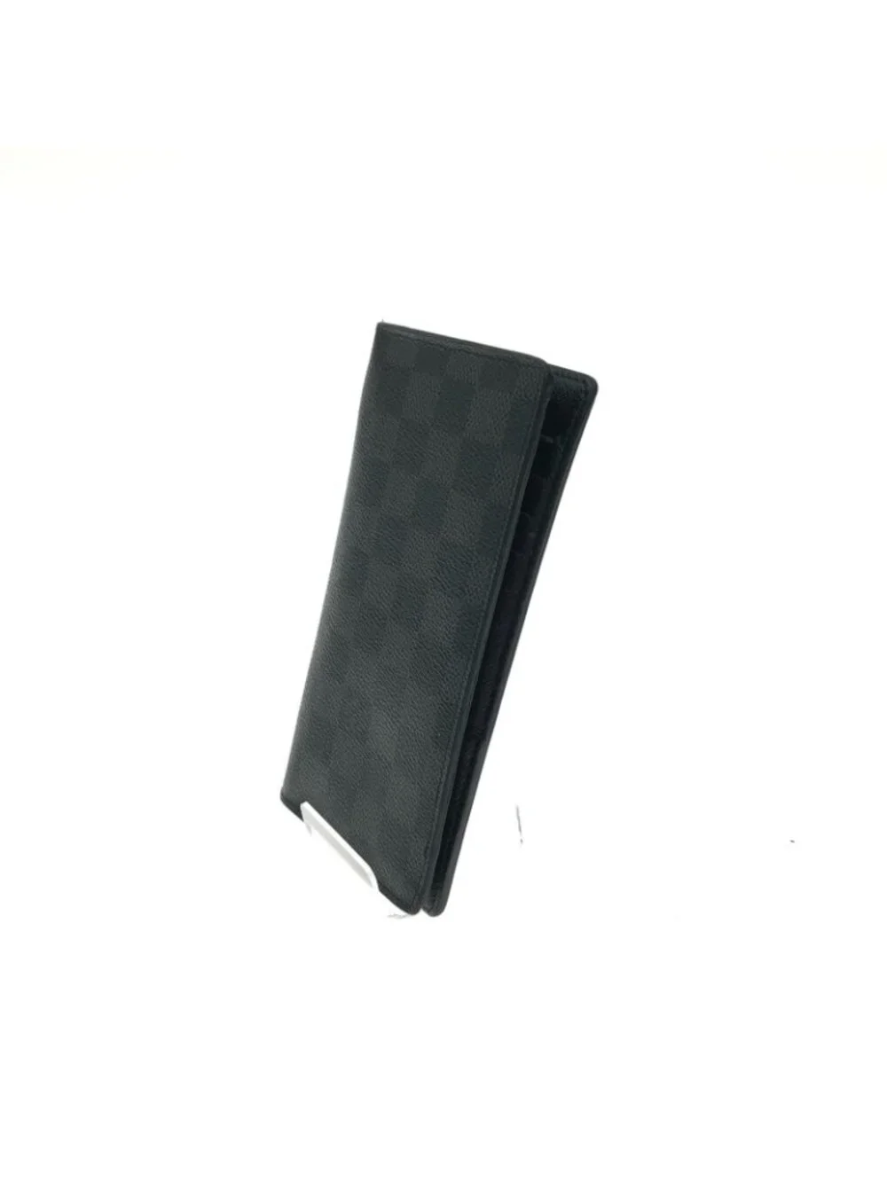 Louis Vuitton Long Bifold Wallet Damier Portefeuille Brazza Black